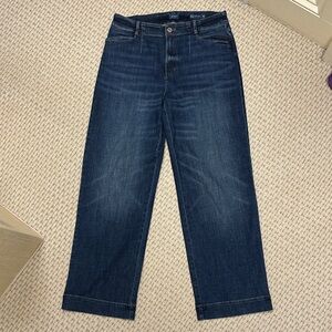 J. Jill Dark Blue Flare & Wide Leg Jeans